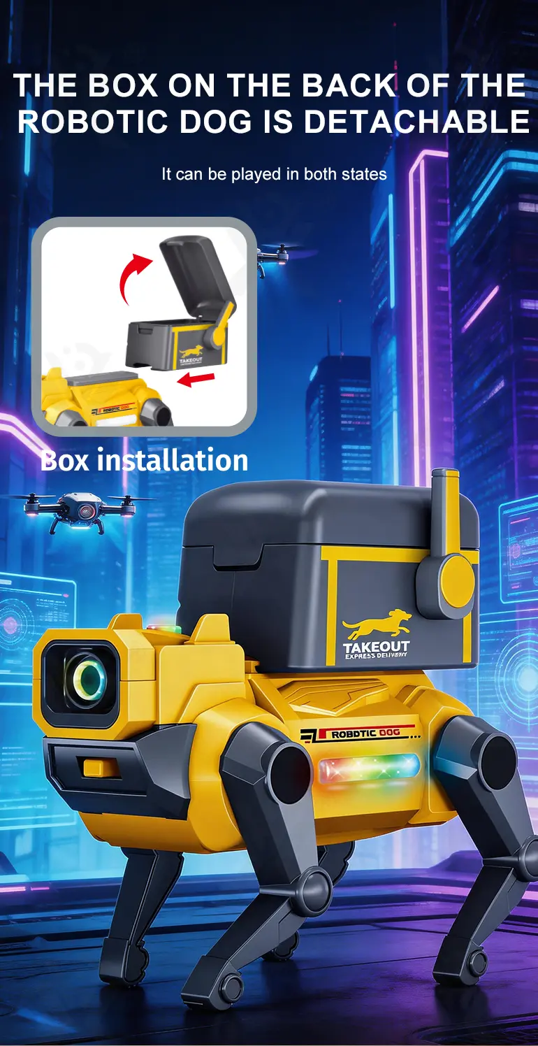 Takeout Robot Dog Toy (TB-5167349) — illustrated product details, panel 4
