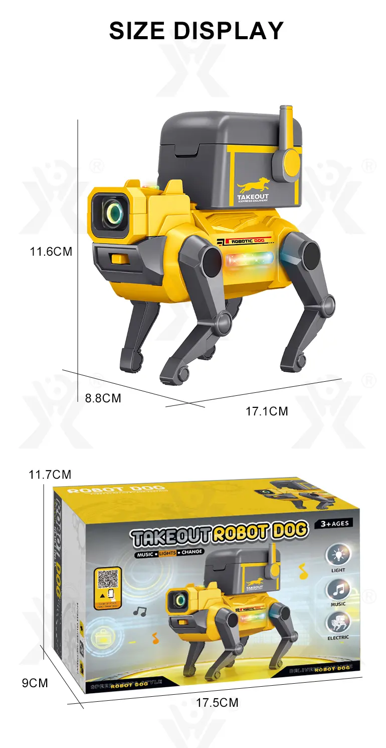 Takeout Robot Dog Toy (TB-5167349) — illustrated product details, panel 7