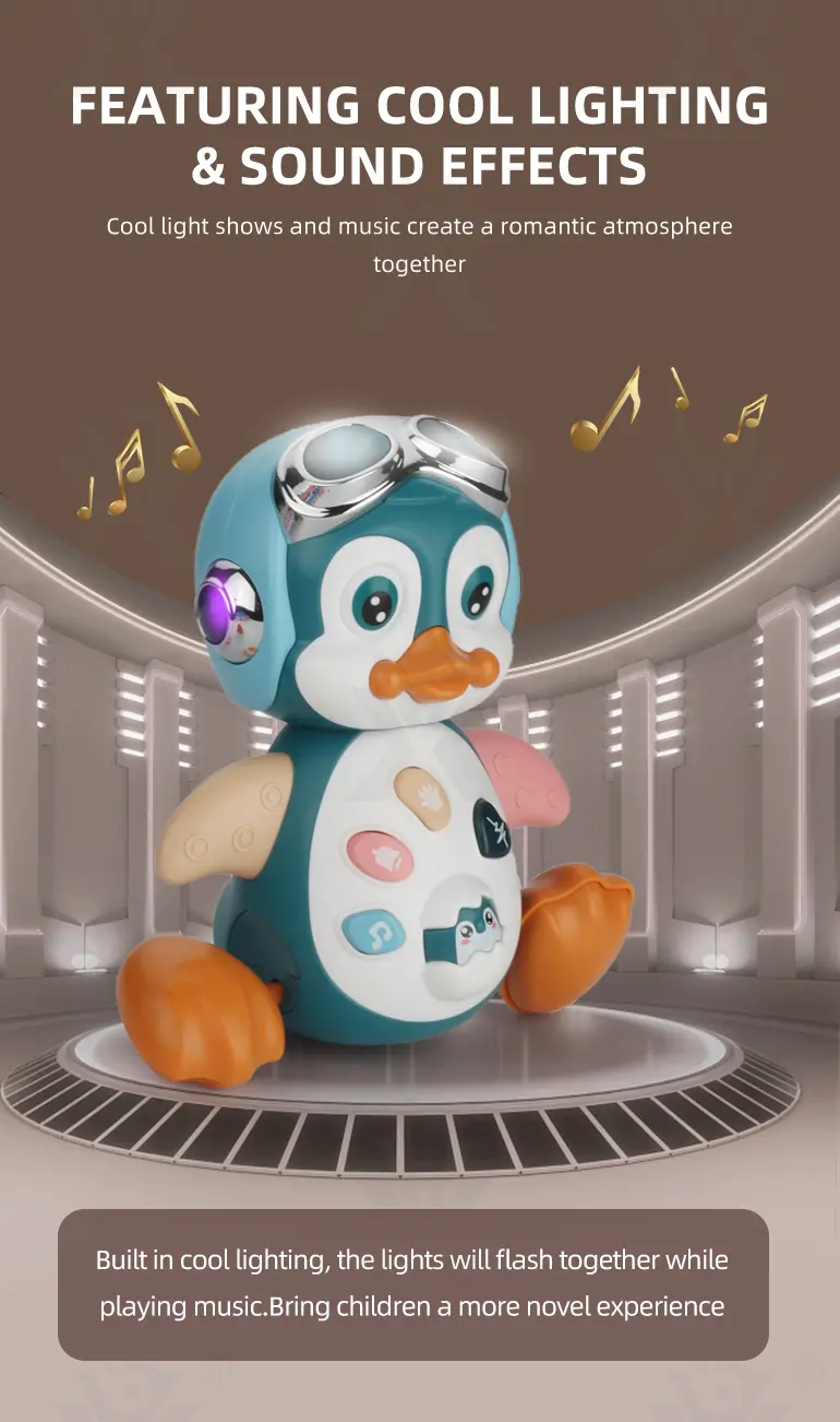 Electric Penguin Toys, Crawling and Learning Modes (TB-2122548) — illustrated product details, panel 5