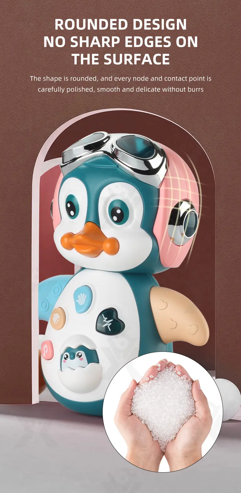 Electric Penguin Toys, Crawling and Learning Modes (TB-2122548) — illustrated product details, panel 6