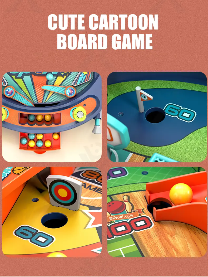 Kids Pinball Game Table Machine (TB-4313919) — illustrated product details, panel 6
