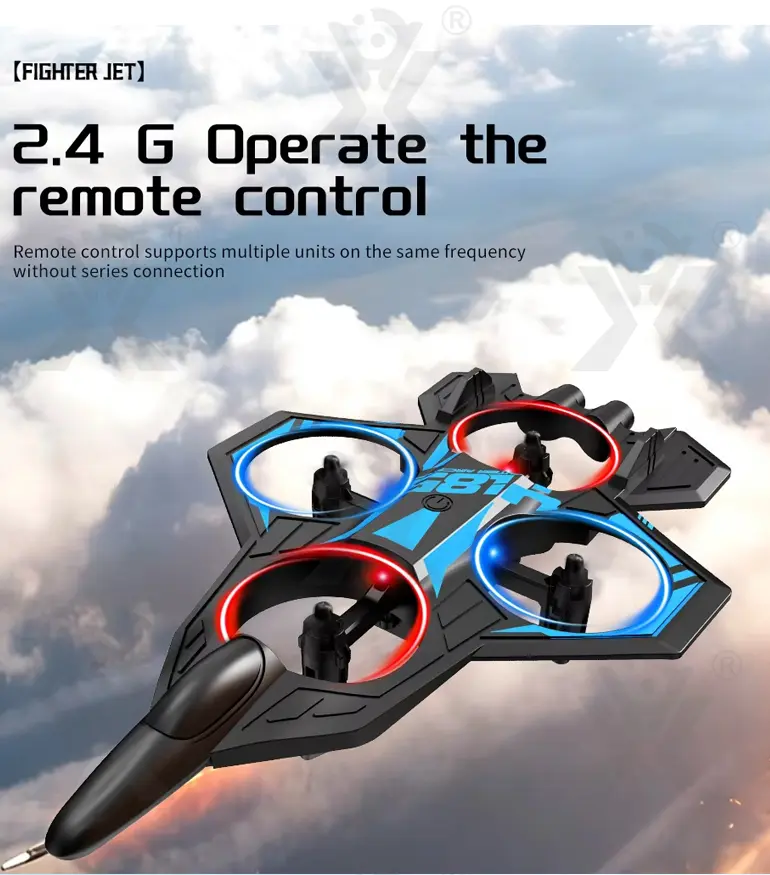 EPP Foam RC Fighter Toy, Modular Battery Detach (TB-5168329) — illustrated product details, panel 2