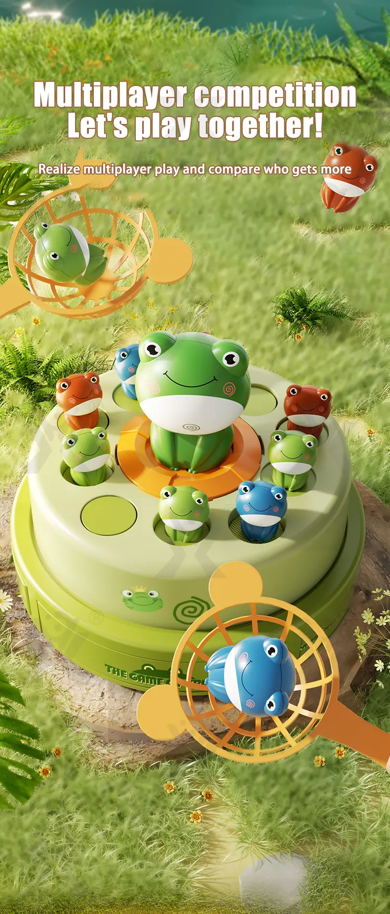 Frog Bounce and Catch Game Toy (TB-4838884) — illustrated product details, panel 2