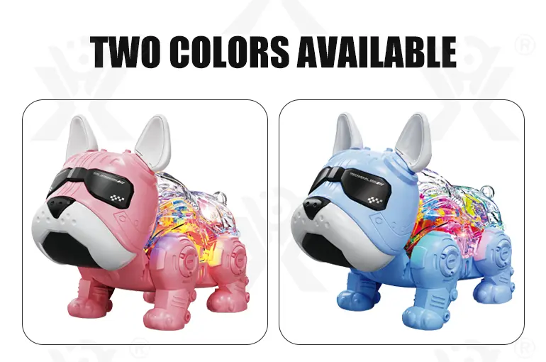 Walking Robot Dog Toy, Transparent Gear Rear (TB-4141679) — illustrated product details, panel 8
