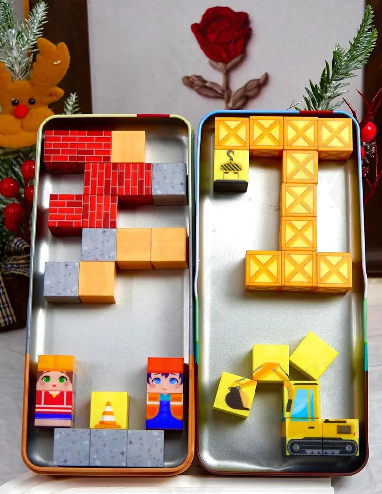 Travel Magnetic Blocks Toys, Portable Mini Size (TB-5060586) — illustrated product details, panel 6