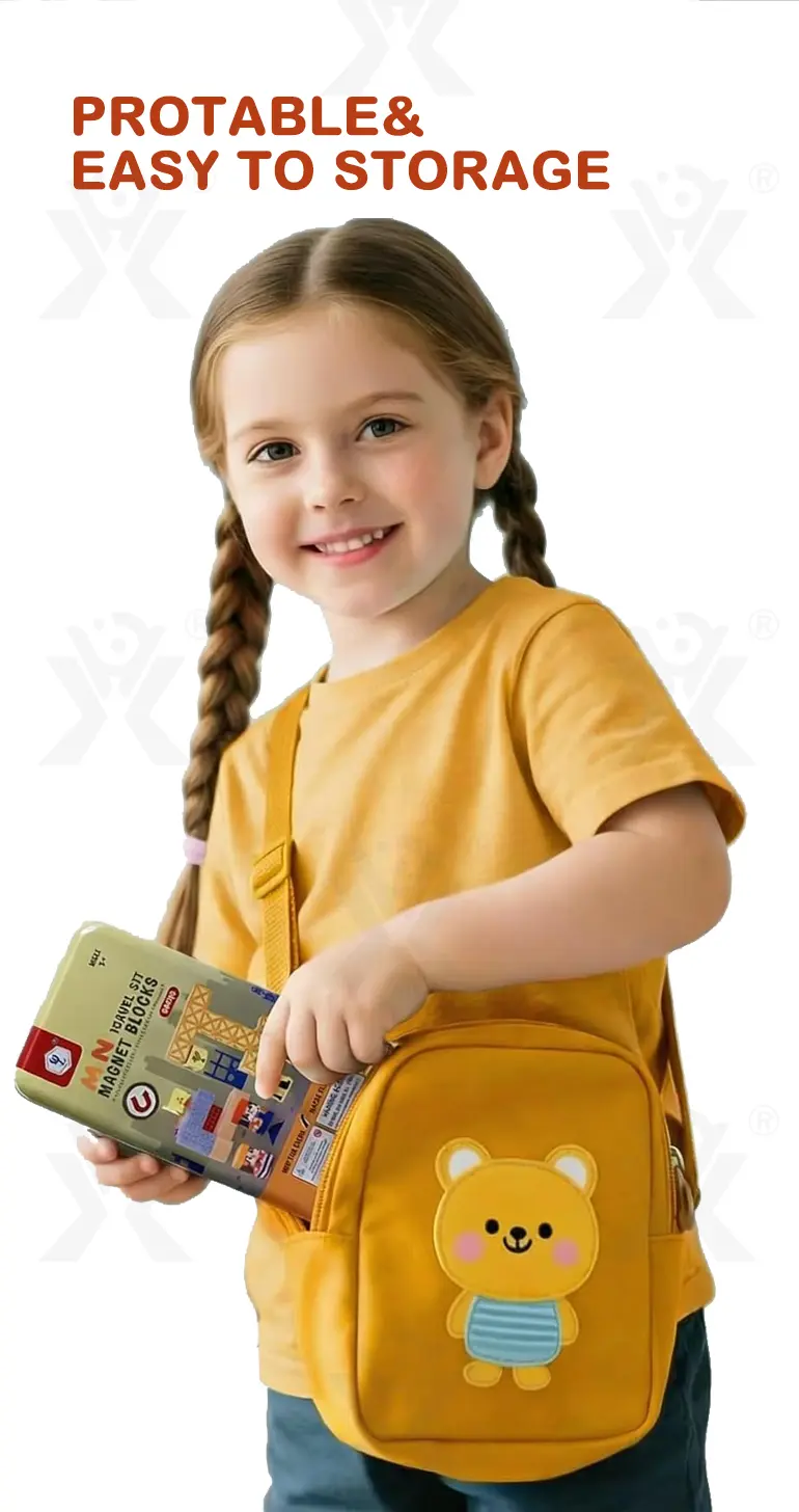 Travel Magnetic Blocks Toys, Portable Mini Size (TB-5060586) — illustrated product details, panel 7