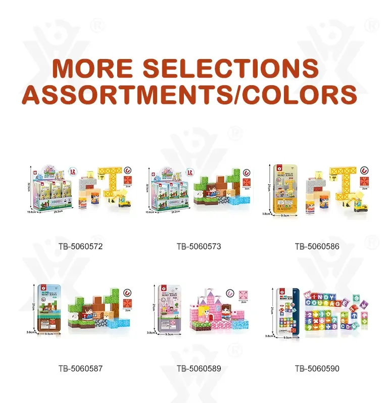 Travel Magnetic Blocks Toys, Portable Mini Size (TB-5060586) — illustrated product details, panel 8