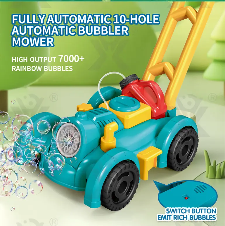 Bubble Mower For Toddlers, Bubble Blower Toy Supply (TB-4241318) — illustrated product details, panel 4