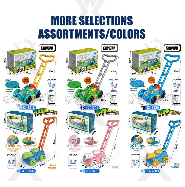 Bubble Mower For Toddlers, Bubble Blower Toy Supply (TB-4241318) — illustrated product details, panel 7