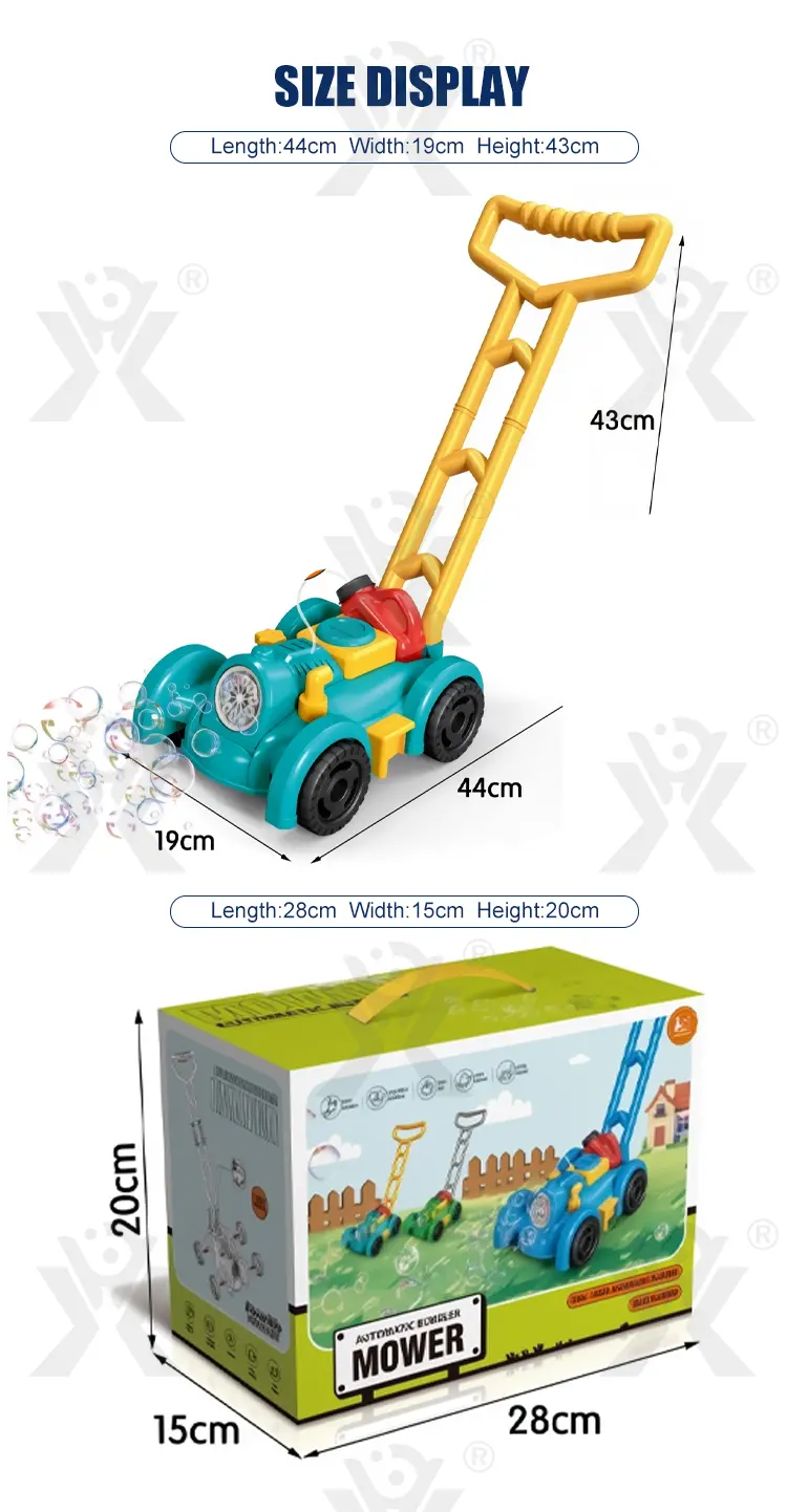 Bubble Mower For Toddlers, Bubble Blower Toy Supply (TB-4241318) — illustrated product details, panel 8