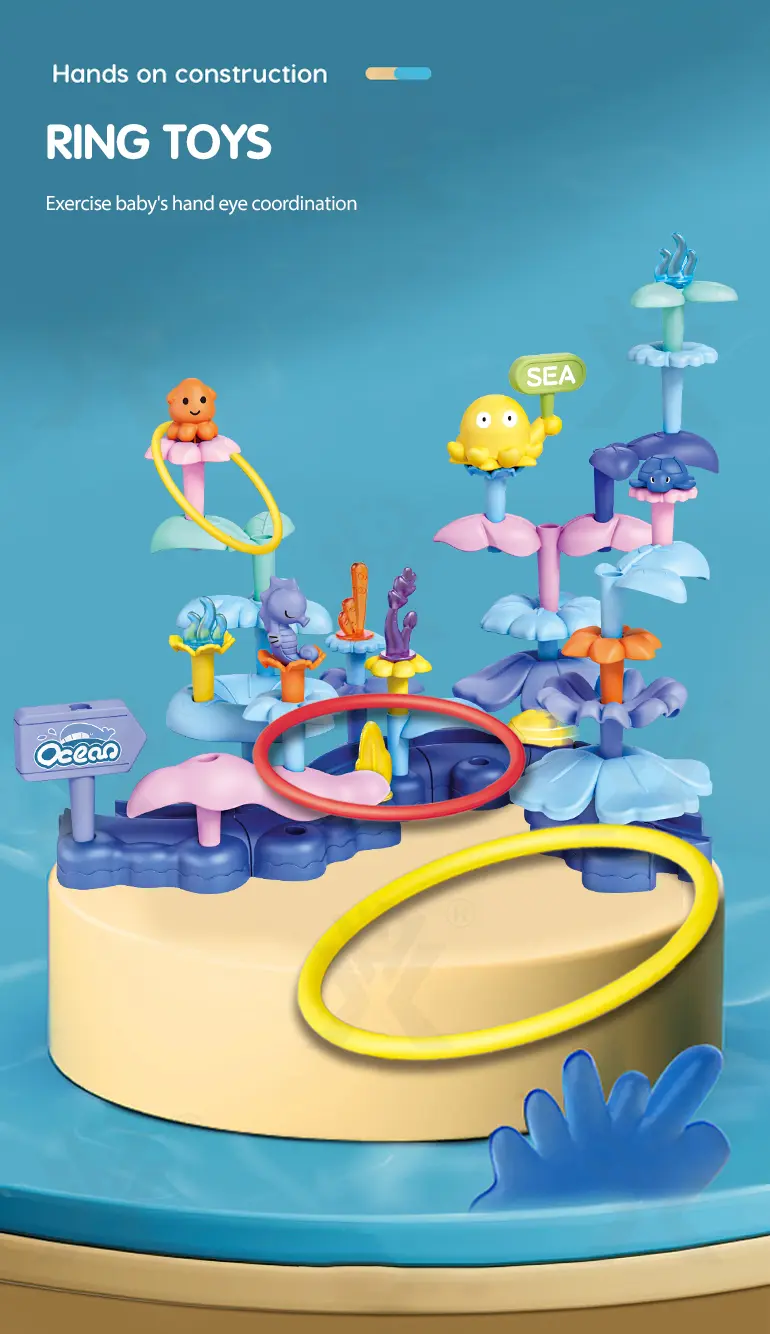 Ocean Garden Building Block Toys (TB-4449981) — illustrated product details, panel 5