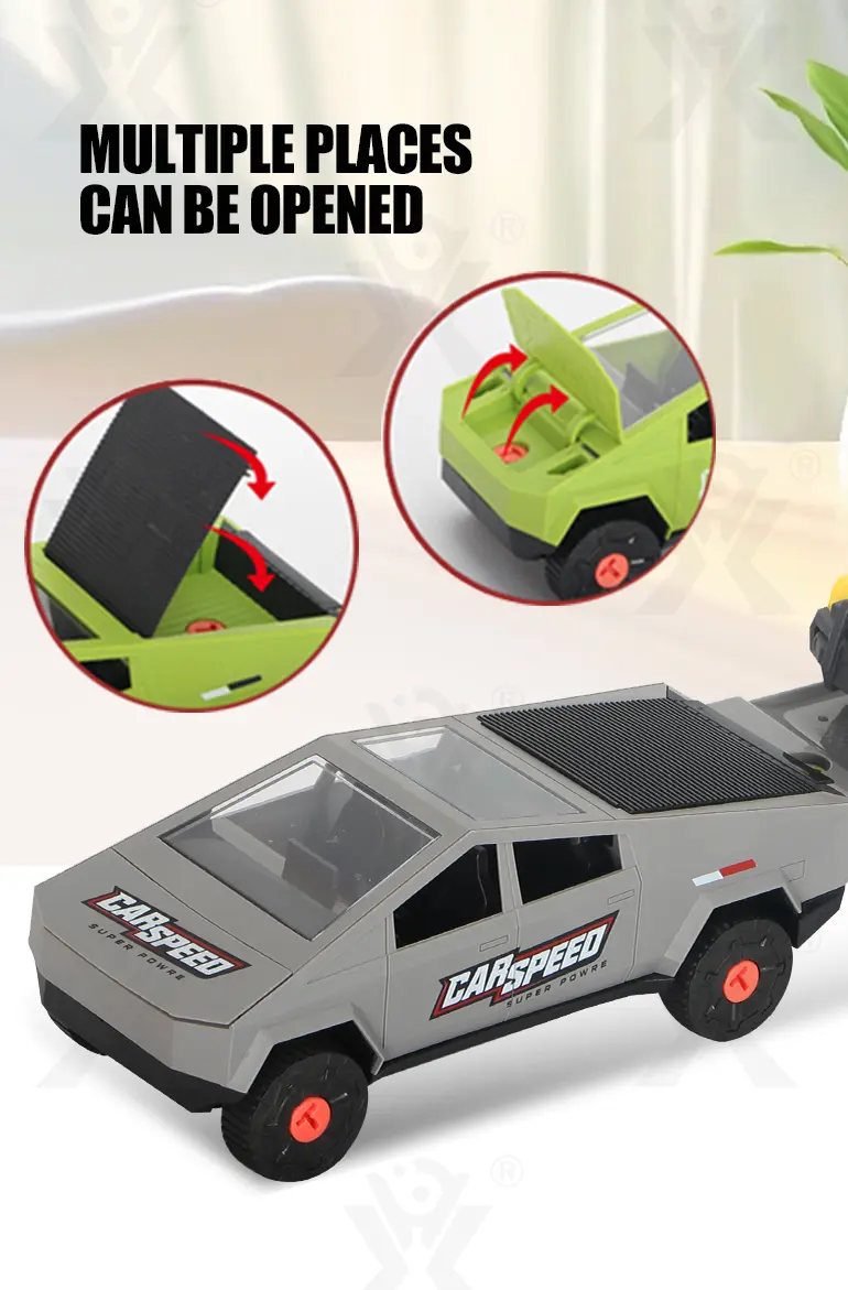 DlY Inertia Cyber Truck Toy (TB-4467886) — illustrated product details, panel 2