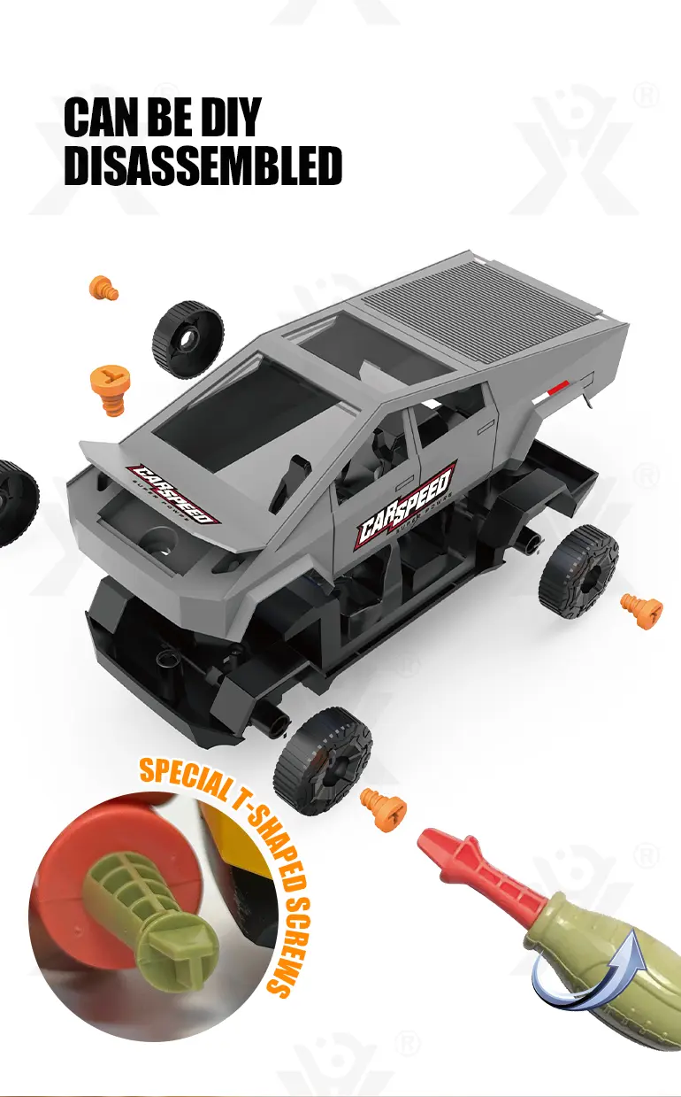 DlY Inertia Cyber Truck Toy (TB-4467886) — illustrated product details, panel 3