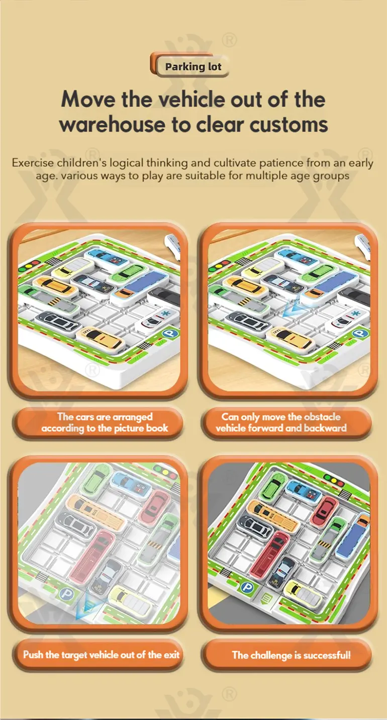 Puzzle Parking Lot Game Supply (TB-5124868) — illustrated product details, panel 4