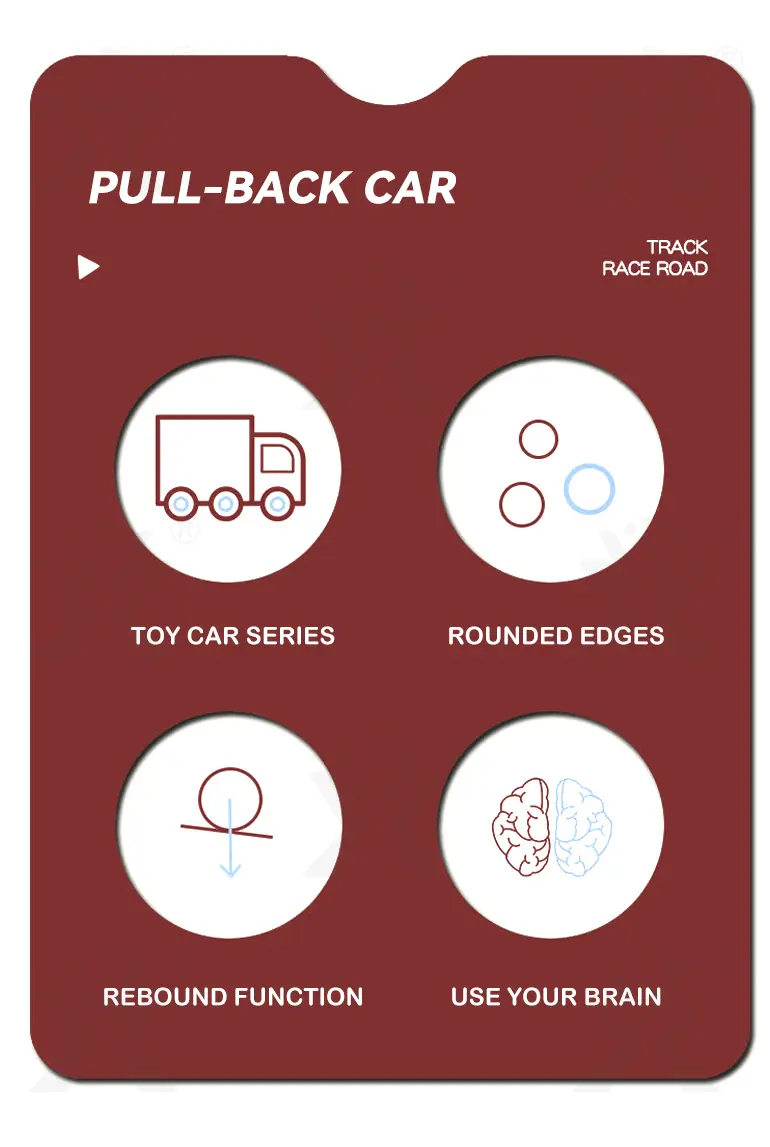 Cyber Truck Pull-Back Toy Car Set (TB-5157484) — illustrated product details, panel 2