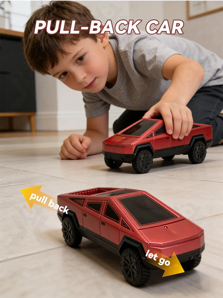 Cyber Truck Pull-Back Toy Car Set (TB-5157484) — illustrated product details, panel 3