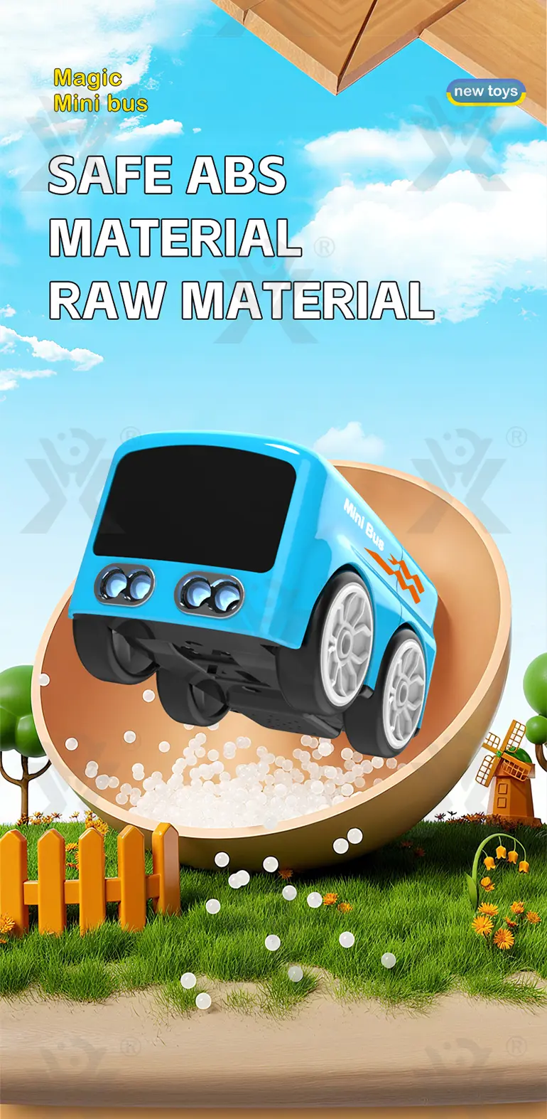 Magic RC Mini Bus, 4 Modes (TB-5010734) — illustrated product details, panel 5