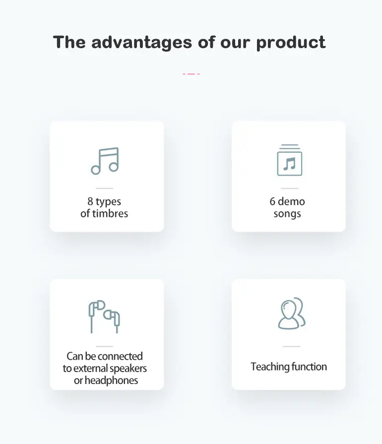 Digital Roll-Up Silicone Piano Keyboard (TB-4480810) — illustrated product details, panel 2