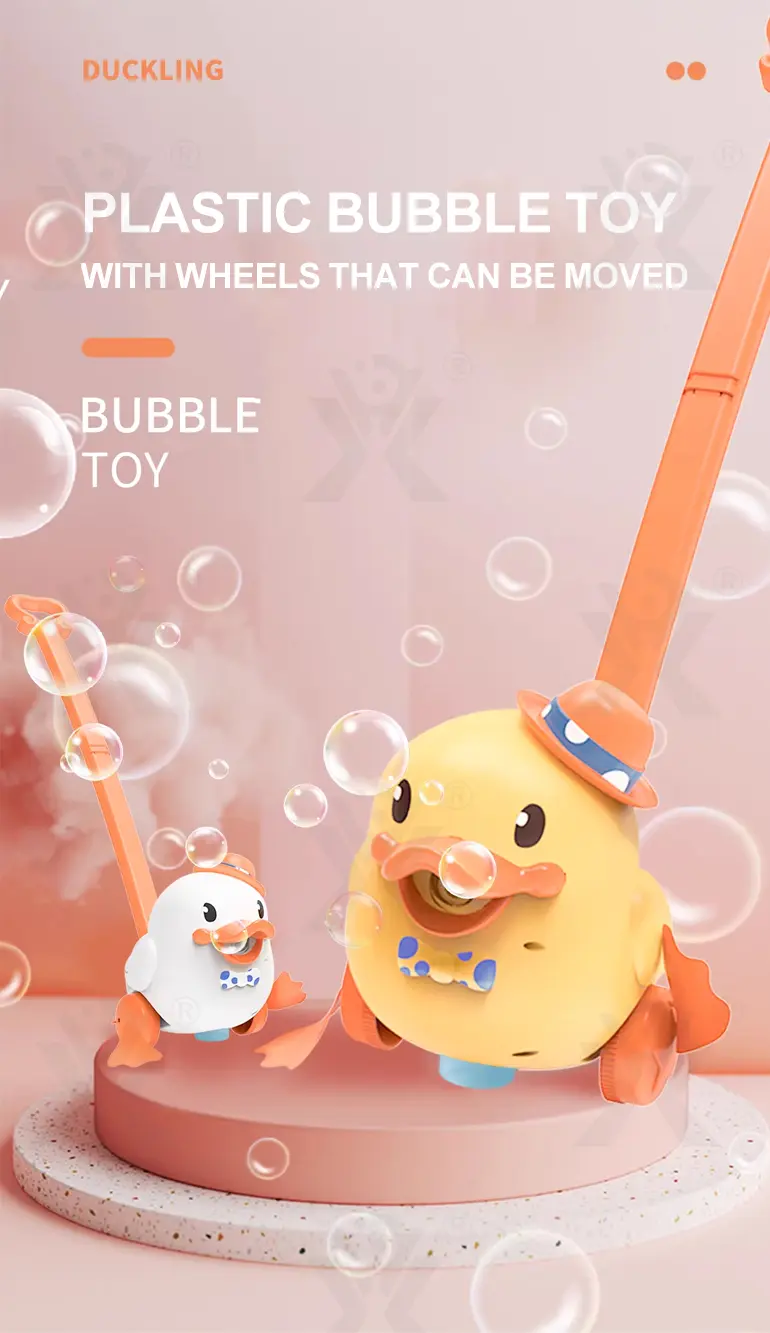 Swing Duck Bubble Toy (TB-4403481) — illustrated product details, panel 1