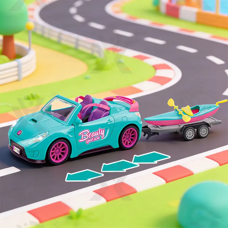 Doll Car Set, Beach Sports Car Wholesale For Kids (TB-5175206) — illustrated product details, panel 3