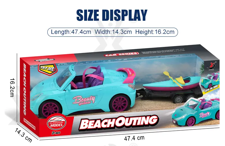 Doll Car Set, Beach Sports Car Wholesale For Kids (TB-5175206) — illustrated product details, panel 6