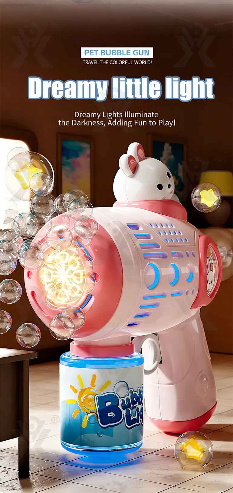 Pet Bubble Gun Toy for Kids (TB-4895444) — illustrated product details, panel 4