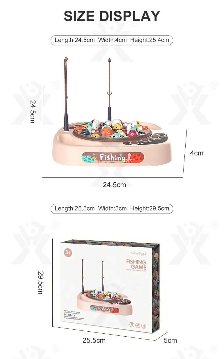 Magnetic Fishing Board Set, Rotating Fishing Game (TB-2004370) — illustrated product details, panel 7
