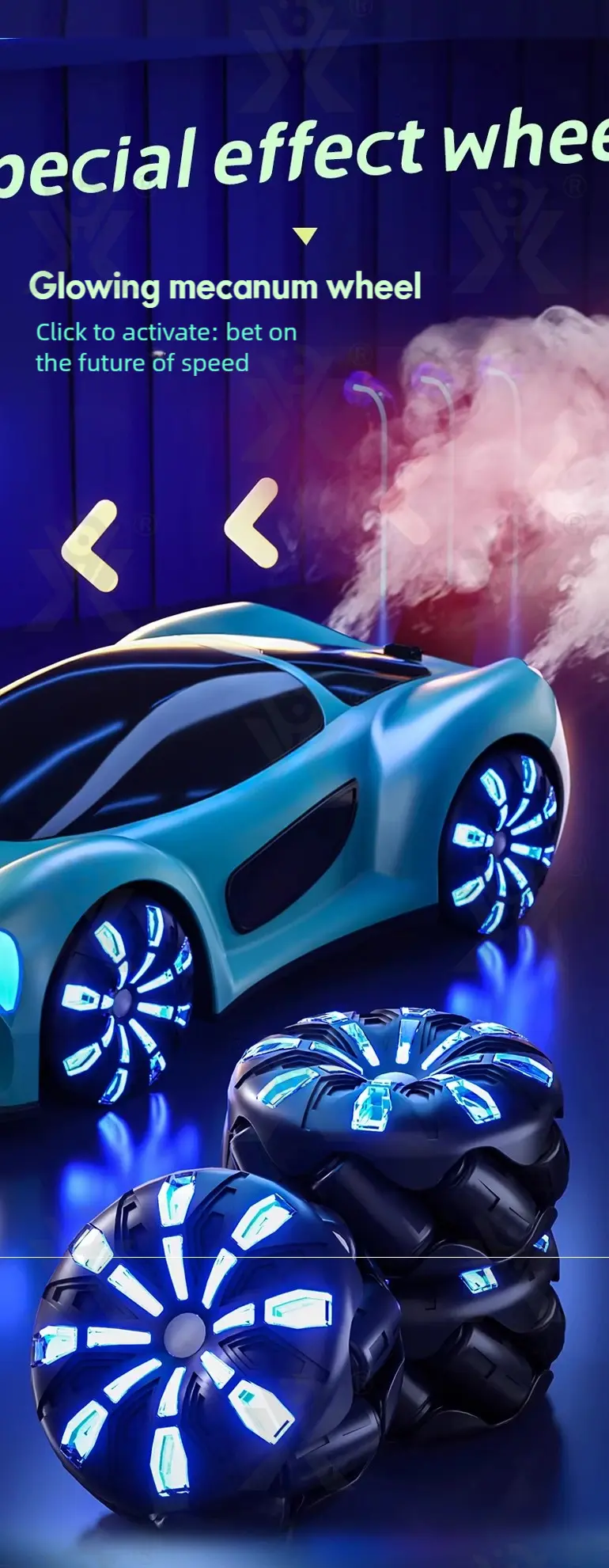 Sci-Fi RC Car with Gesture Control (TB-5170035) — illustrated product details, panel 9