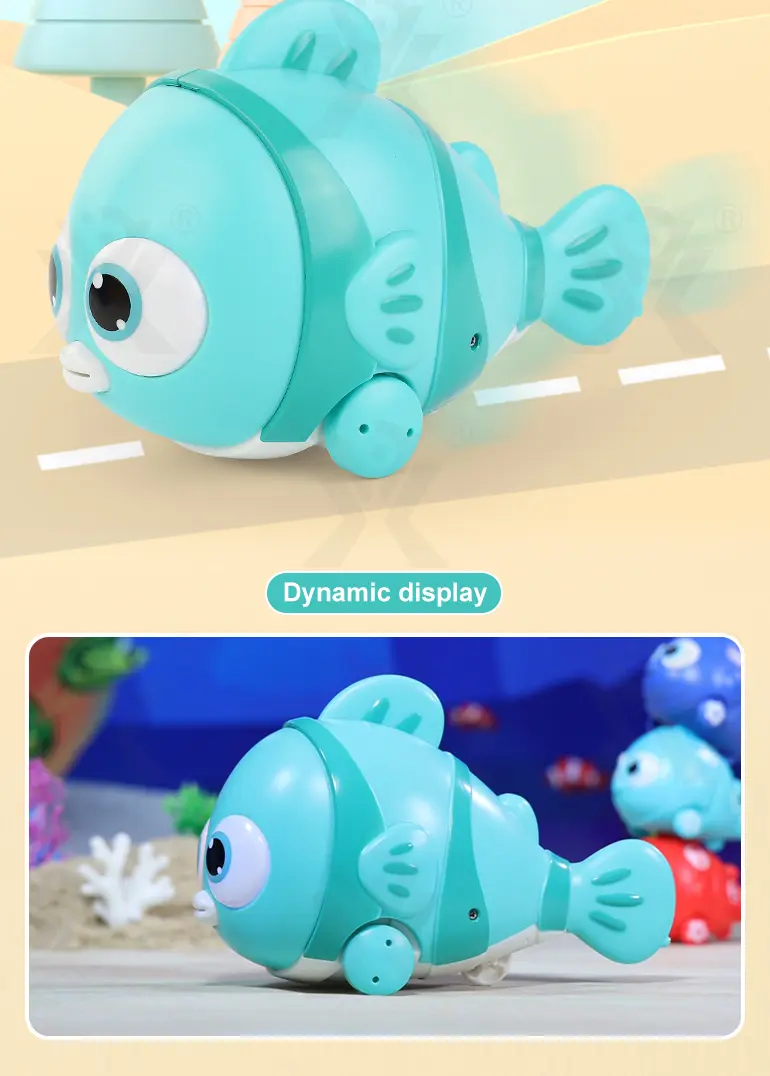 Magnetic Fishing Toy, Electric Moving Fish Bath Toys (TB-4357878) — illustrated product details, panel 2
