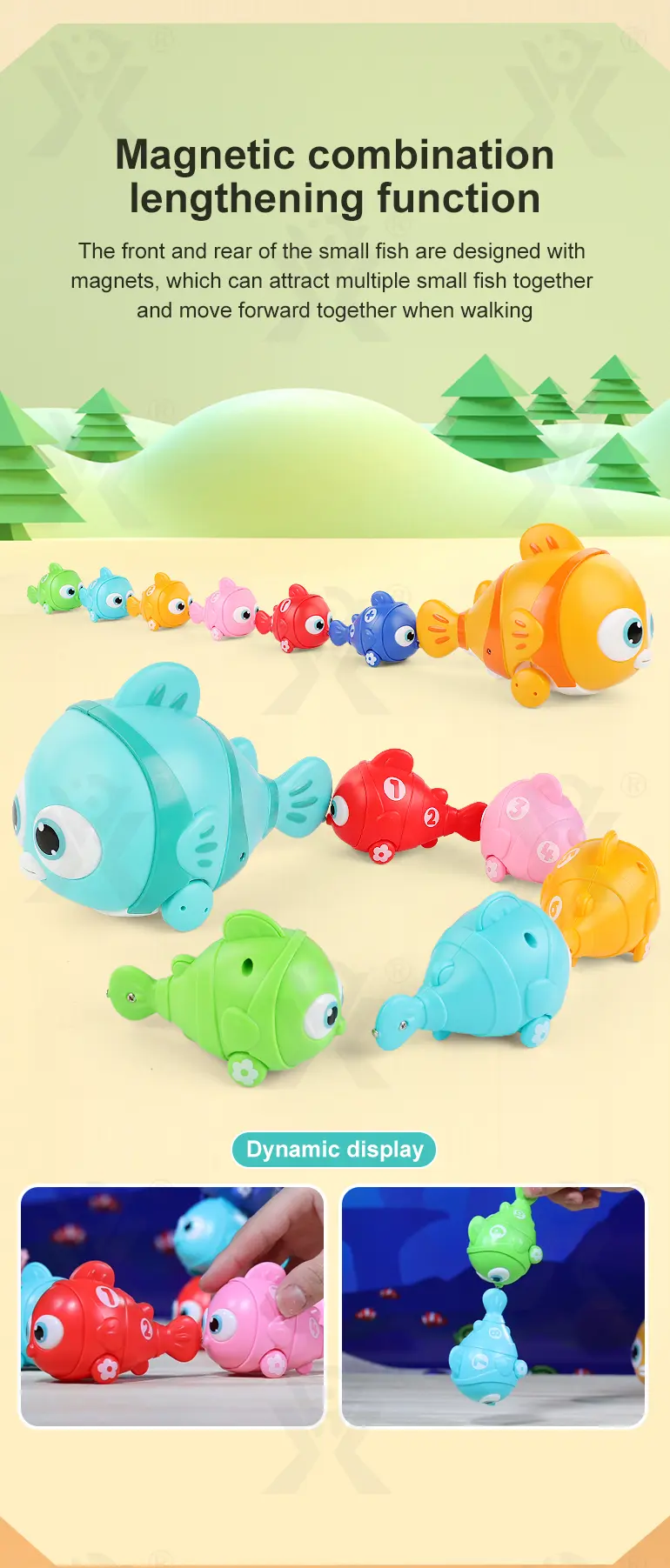 Magnetic Fishing Toy, Electric Moving Fish Bath Toys (TB-4357878) — illustrated product details, panel 3