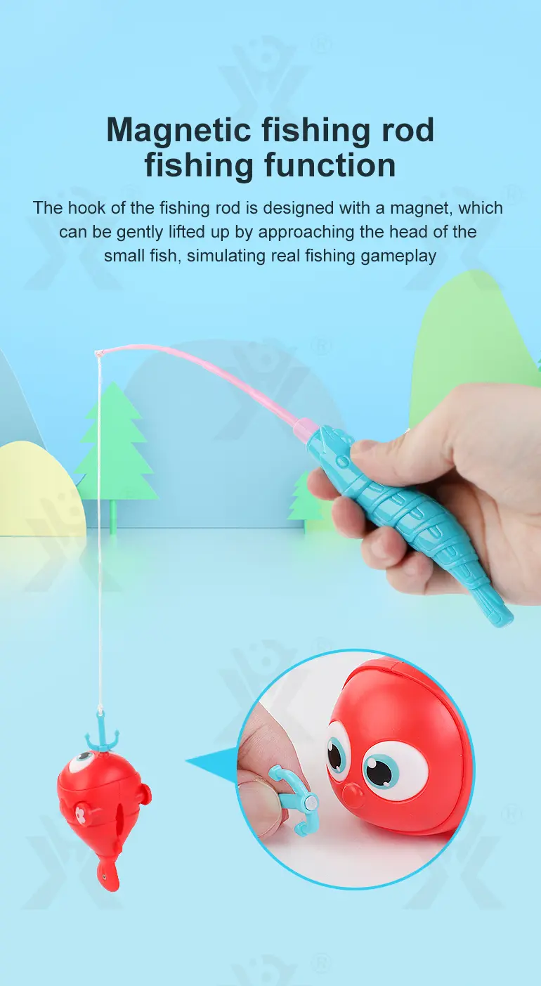 Magnetic Fishing Toy, Electric Moving Fish Bath Toys (TB-4357878) — illustrated product details, panel 6
