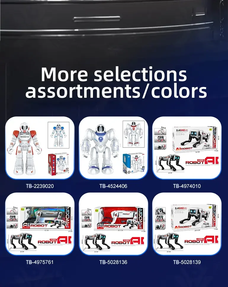 AI Interactive Robot Dog, Voice Control (TB-5028139) — illustrated product details, panel 12