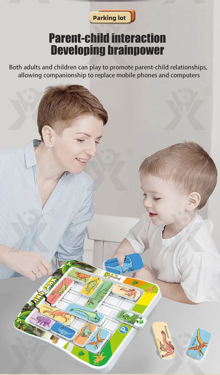 Puzzle Dinosaur Card Game (TB-5124865) — illustrated product details, panel 2
