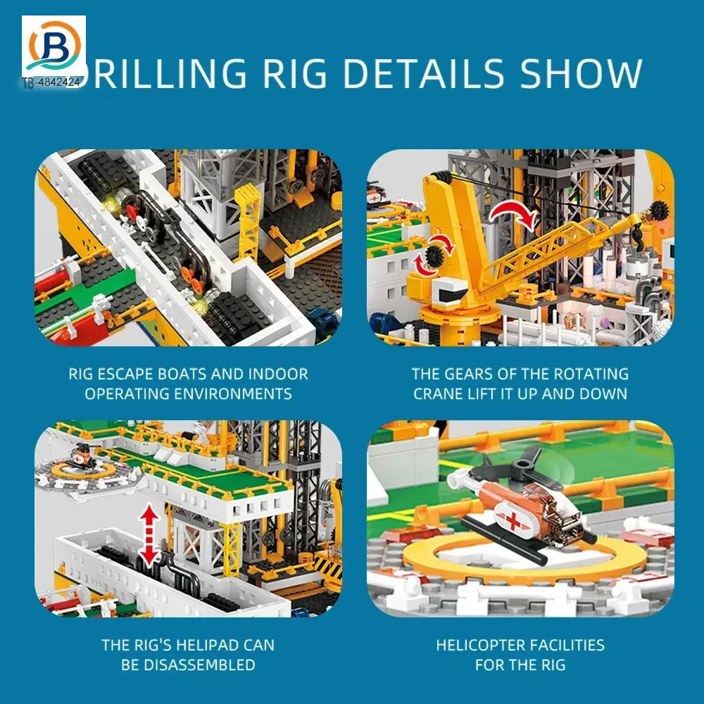 Drilling Platform Building Kit (TB-4842424) — product photograph 2