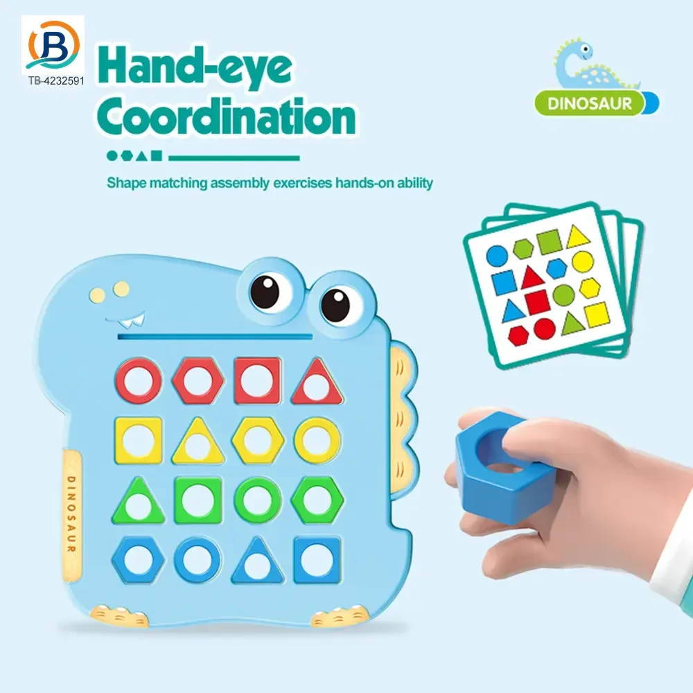 Shape Pairing Puzzle Toy, Dinosaur Outlook (TB-4232591) — product photograph 7