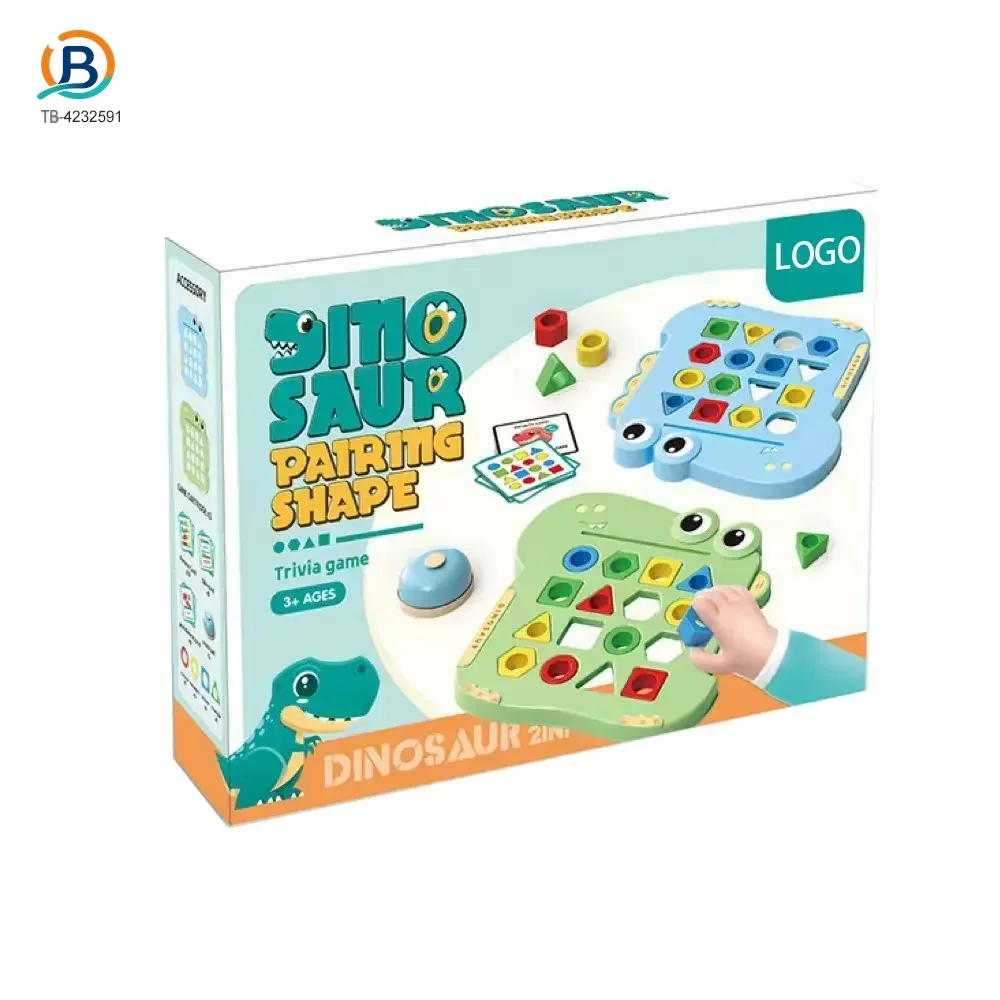 Shape Pairing Puzzle Toy, Dinosaur Outlook (TB-4232591) — product photograph 2