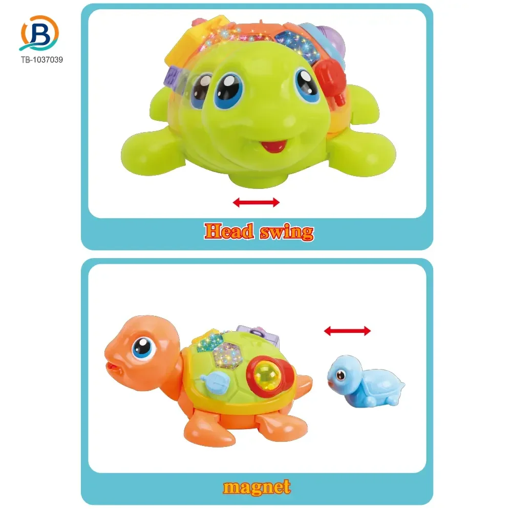 Electric Turtle Toy with Musical Light -China Toy Factory (TB-1037039) — product photograph 5