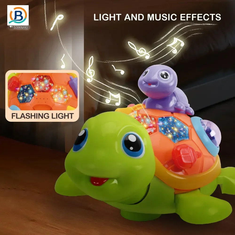 Electric Turtle Toy with Musical Light -China Toy Factory (TB-1037039) — product photograph 6