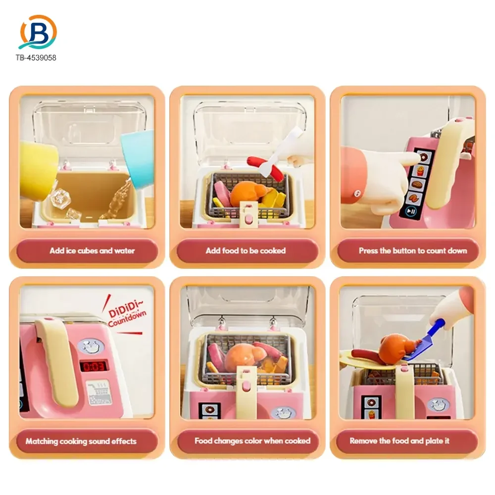 Electric Frying Pot Toy Set (TB-4539058) — product photograph 6
