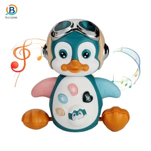 Wholesale Electric Penguin Toys, Crawling and Learning Modes – Bulk Baby Toy Factory Supply