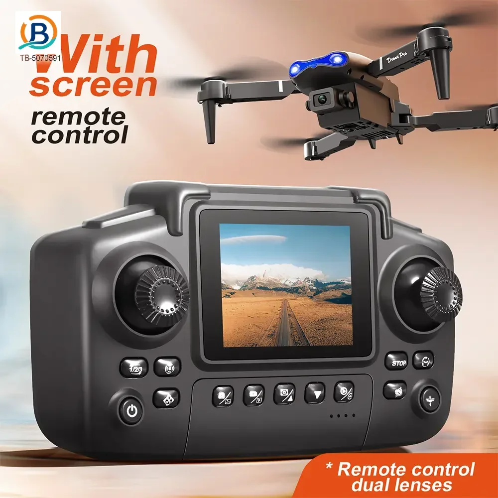 Remote Control Foldable Drone Toy, Dual Cameras (TB-5070591) — illustrated product details, panel 1