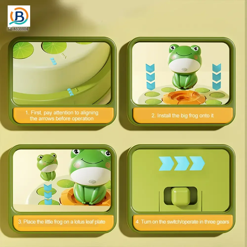 Frog Bounce and Catch Game Toy (TB-4838884) — product photograph 2