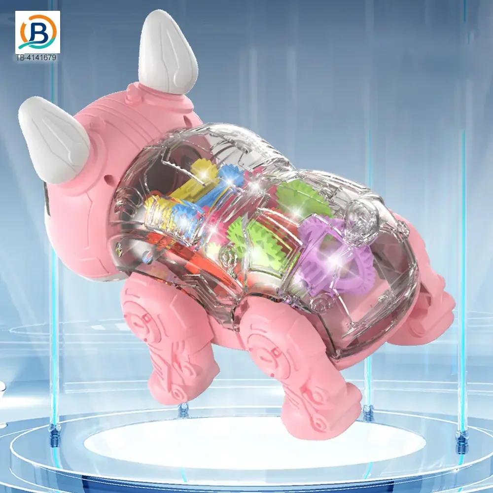 Walking Robot Dog Toy, Transparent Gear Rear (TB-4141679) — product photograph 2
