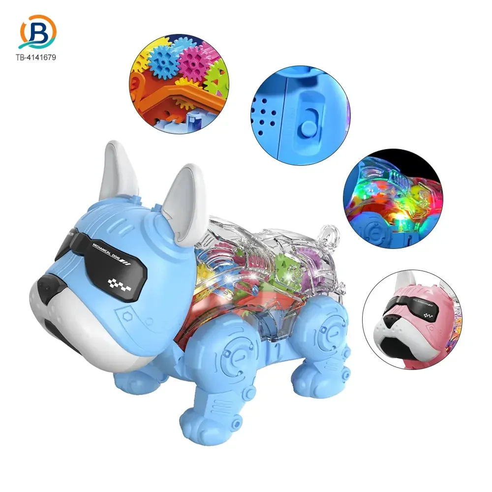 Walking Robot Dog Toy, Transparent Gear Rear (TB-4141679) — product photograph 4
