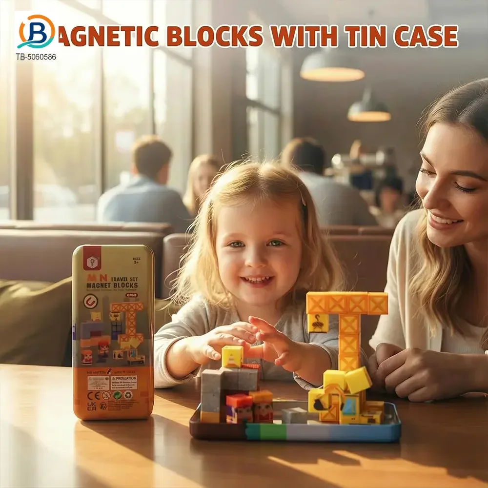Travel Magnetic Blocks Toys, Portable Mini Size (TB-5060586) — product photograph 3