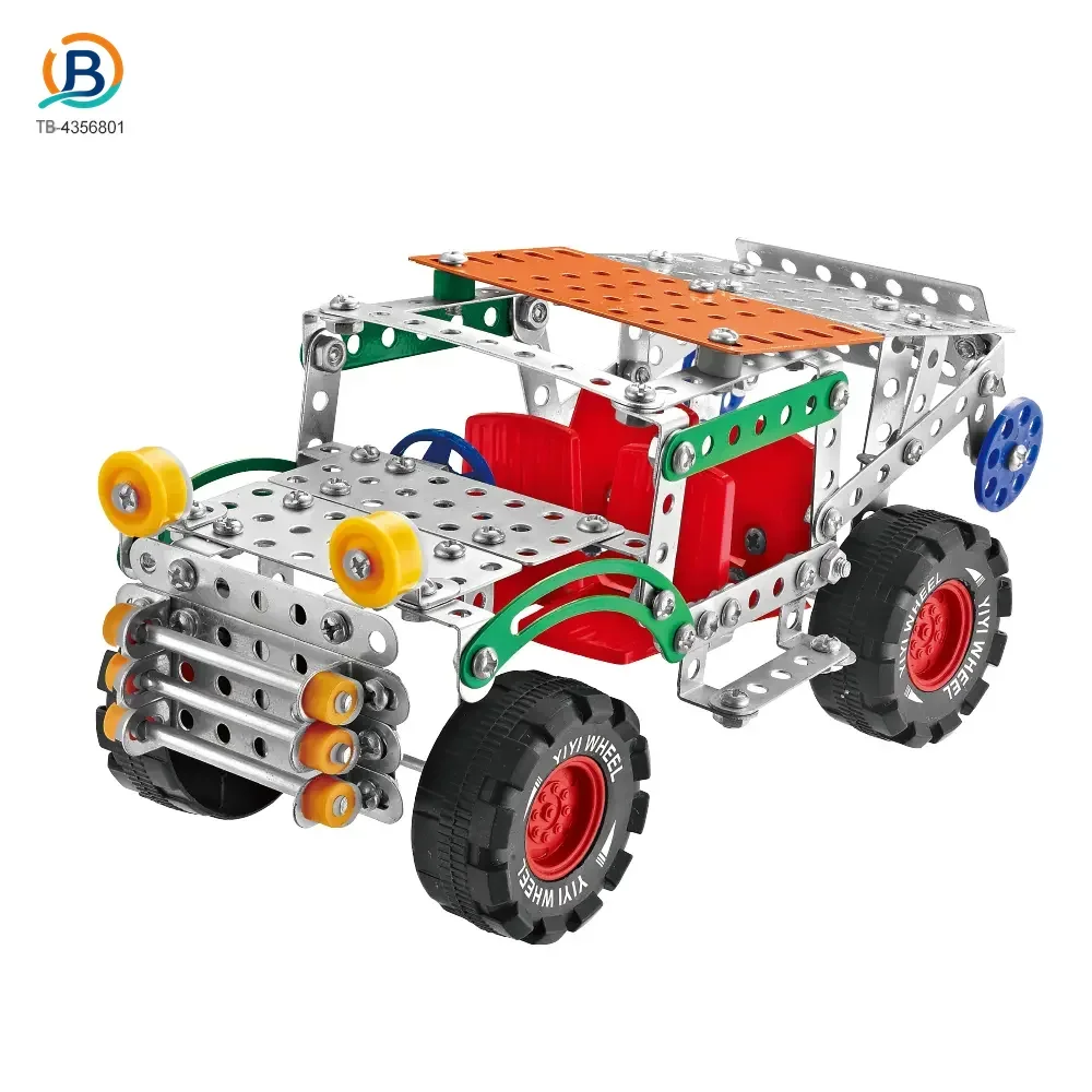 Metallic Assembly Racing Car, Metal Construction Toys Supply (TB-4356801) — product photograph 1