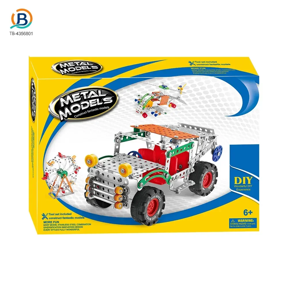 Metallic Assembly Racing Car, Metal Construction Toys Supply (TB-4356801) — product photograph 4