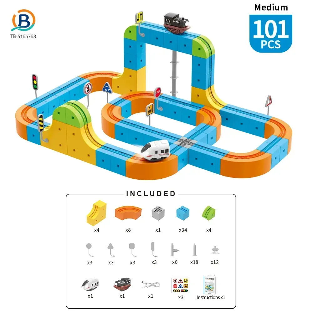 Magnetic Train Track Set, Electric Train Toy Set (TB-5165768) — product photograph 4