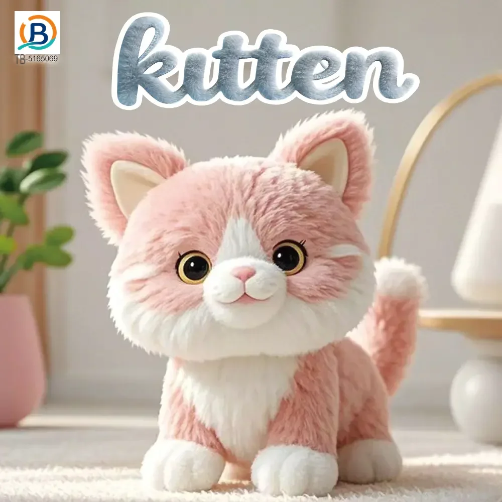 Interactive Plush Cat, Voice Commands Cute Cats (TB-5165069) — product photograph 3