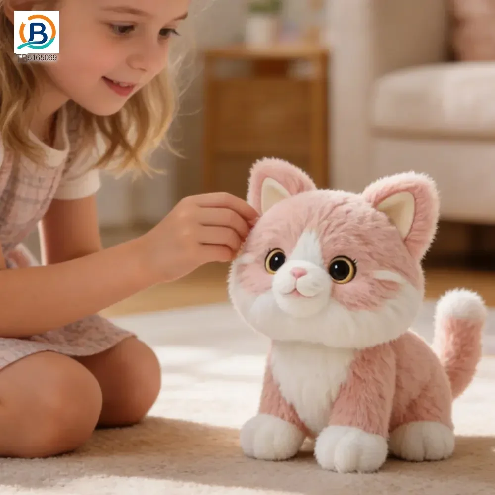 Interactive Plush Cat, Voice Commands Cute Cats (TB-5165069) — product photograph 4